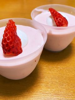 いちごのムース-レシピのメイン写真