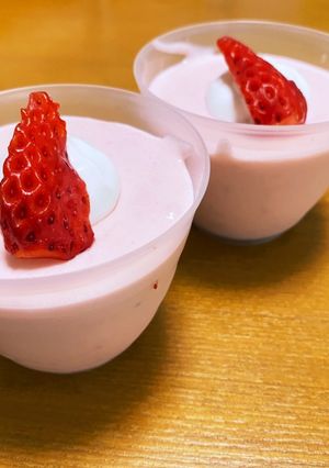 いちごのムース-レシピのメイン写真