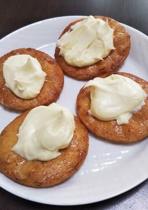 クリームチーズを醤油煎餅に乗せてみた！-レシピのメイン写真