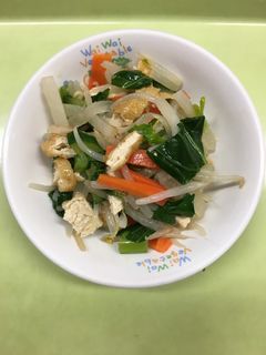 【保育園給食】もやしと油揚げのサラダ-レシピのメイン写真