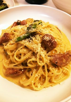 カルボナーラ-レシピのメイン写真