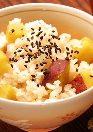 昆布だしが香る☆さつまいもごはん-レシピのメイン写真