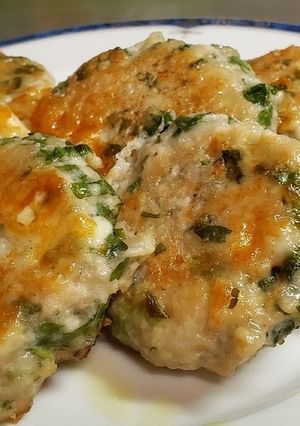W食感!レンコン鶏胸シソばぁぐ-レシピのメイン写真