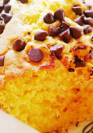 かぼちゃとチョコチップのパウンドケーキ-レシピのメイン写真