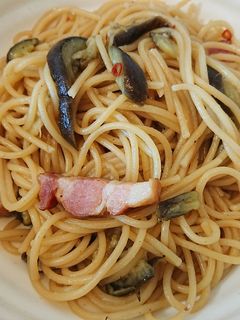 ワンパン♪ナスとベーコンの和風パスタ-レシピのメイン写真