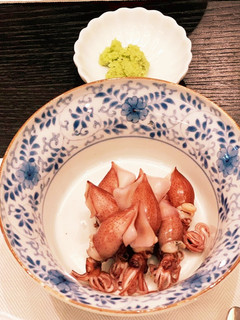 簡単^ - ^ホタルイカを山葵醤油で-レシピのメイン写真