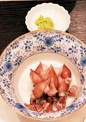 簡単^ - ^ホタルイカを山葵醤油で-レシピのメイン写真