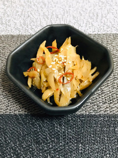 大根の皮と牛蒡の金平-レシピのメイン写真