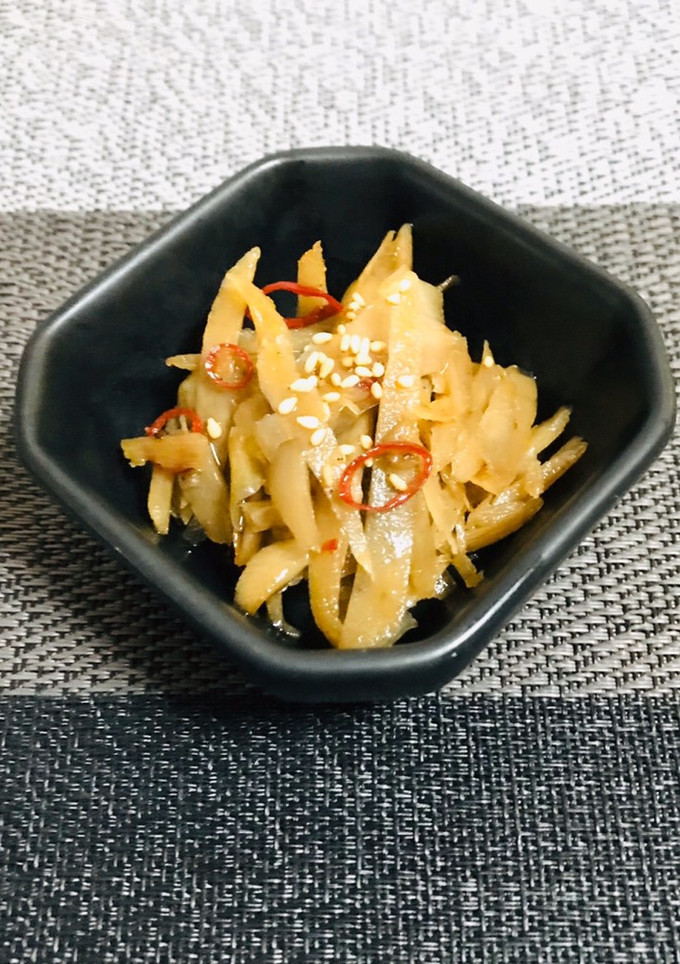 大根の皮と牛蒡の金平-レシピのメイン写真