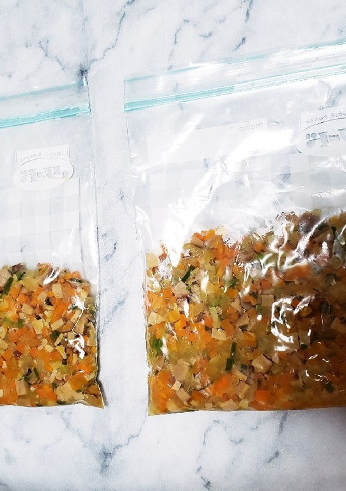 作り置き簡単☆焼豚と野菜のおかずのタネ-レシピのメイン写真