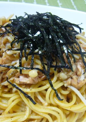 ツナとえのきのバター醤油パスタ-レシピのメイン写真