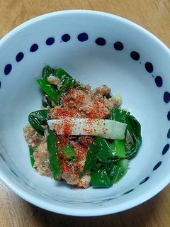 サバの味噌煮缶のぬた-レシピのメイン写真