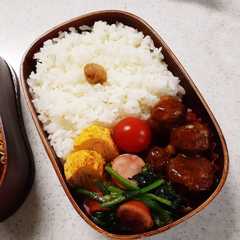 รูปของ お弁当にほうれん草ソーセージのマヨソテー