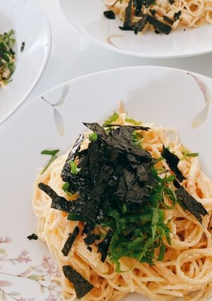 我が家の明太子パスタです☆-レシピのメイン写真