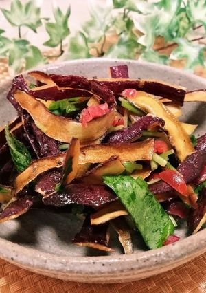 薩摩芋の皮の❇️梅マヨソテー❇️-レシピのメイン写真