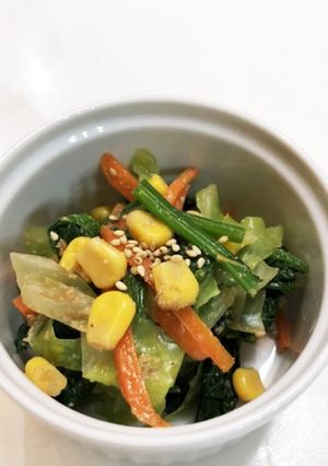 野菜嫌い克服☆ほうれん草コーンのあえもの-レシピのメイン写真