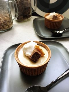 ほうじ茶ミルクプリン-レシピのメイン写真