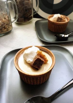 ほうじ茶ミルクプリン-レシピのメイン写真