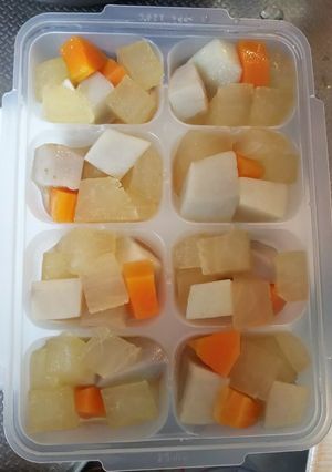【離乳食メモ】里いもと大根にんじんの煮物-レシピのメイン写真