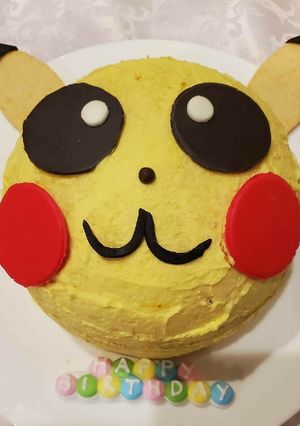 ピカチュウ☆米粉ケーキ-レシピのメイン写真