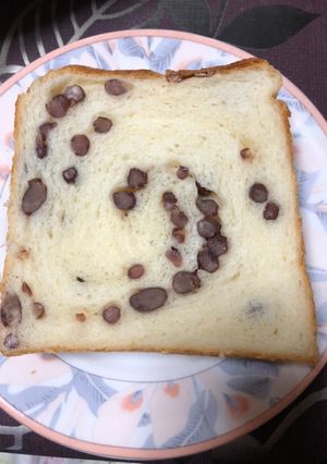練乳と牛乳たっぷりの小豆甘納豆生食パン-レシピのメイン写真