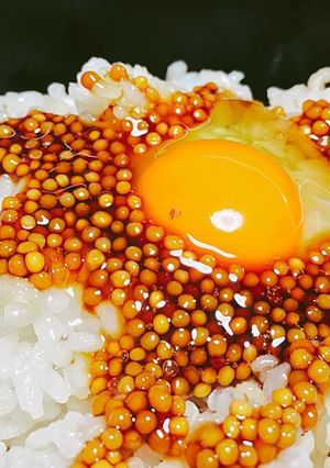 ゴールデンマスタード卵かけご飯-レシピのメイン写真