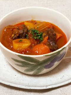 鹿肉のトマト煮-レシピのメイン写真