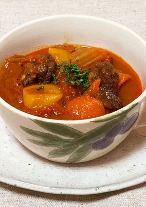 鹿肉のトマト煮-レシピのメイン写真