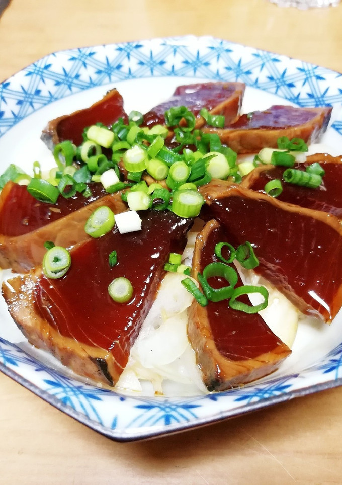かつおのたたきの漬け丼-レシピのメイン写真