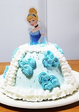 ドールケーキ用のプリンセスの作り方♪-レシピのメイン写真