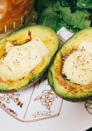 アボカドとのりの佃煮チーズ焼き-レシピのメイン写真