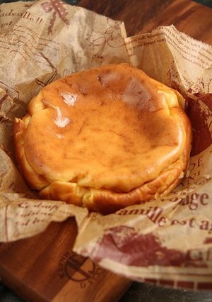簡単！ベイクドチーズケーキ☆バスチー風-レシピのメイン写真