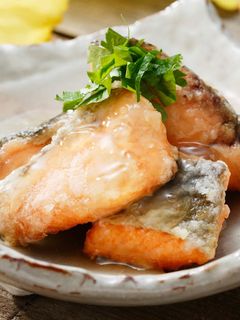 鮭のから揚げ白だしあんかけ-レシピのメイン写真