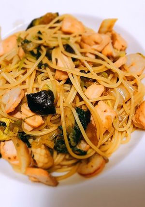 兵四郎でバター醤油の和風パスタ！-レシピのメイン写真