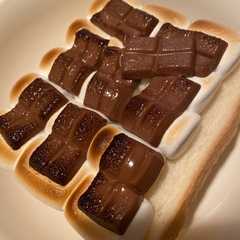 簡単 焼きチョコスモア風トースト-レシピのメイン写真