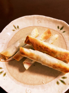 大葉とカニカマのパリパリ焼き-レシピのメイン写真