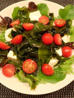 ワカメと豆腐のサラダ-レシピのメイン写真