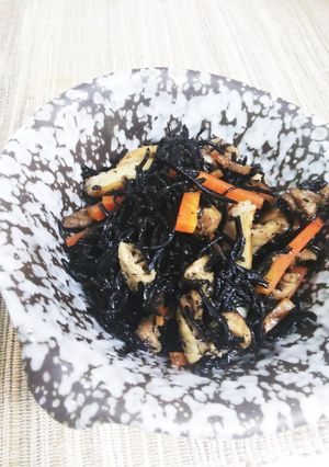 作り置き簡単　ヘルシー　ひじきの煮物　-レシピのメイン写真