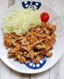 お弁当に♪簡単！豚肉のしょうが焼き