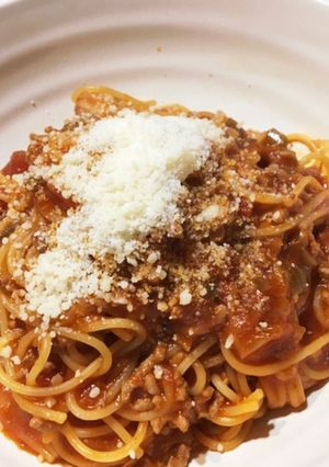 トマトスパゲティー-レシピのメイン写真