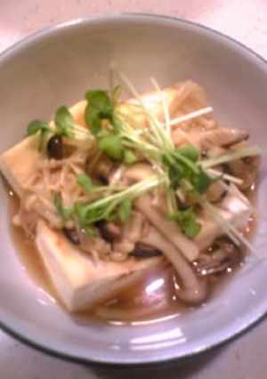 高野豆腐のきのこあんかけ-レシピのメイン写真