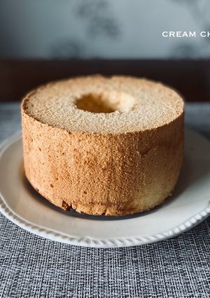 クリームチーズのシフォンケーキ-レシピのメイン写真