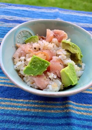 生ハムとアボカドのミニ丼-レシピのメイン写真