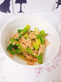 アスパラガスとツナのサッと炒め-レシピのメイン写真
