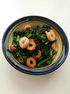 のらぼう菜のシンプル炒め-レシピのメイン写真