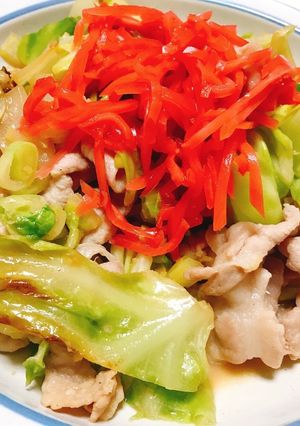 とんこつ風豚バラ炒め-レシピのメイン写真