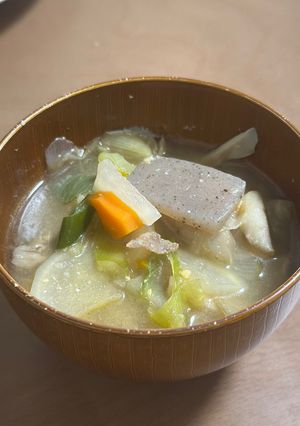 ほったらかし具材ごろごろ豚汁-レシピのメイン写真