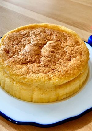 ほわしゅわ☆食感のスフレチーズケーキ-レシピのメイン写真