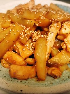 しっとり!胸肉とじゃがいも炒め-レシピのメイン写真