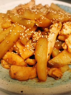 しっとり!胸肉とじゃがいも炒め-レシピのメイン写真